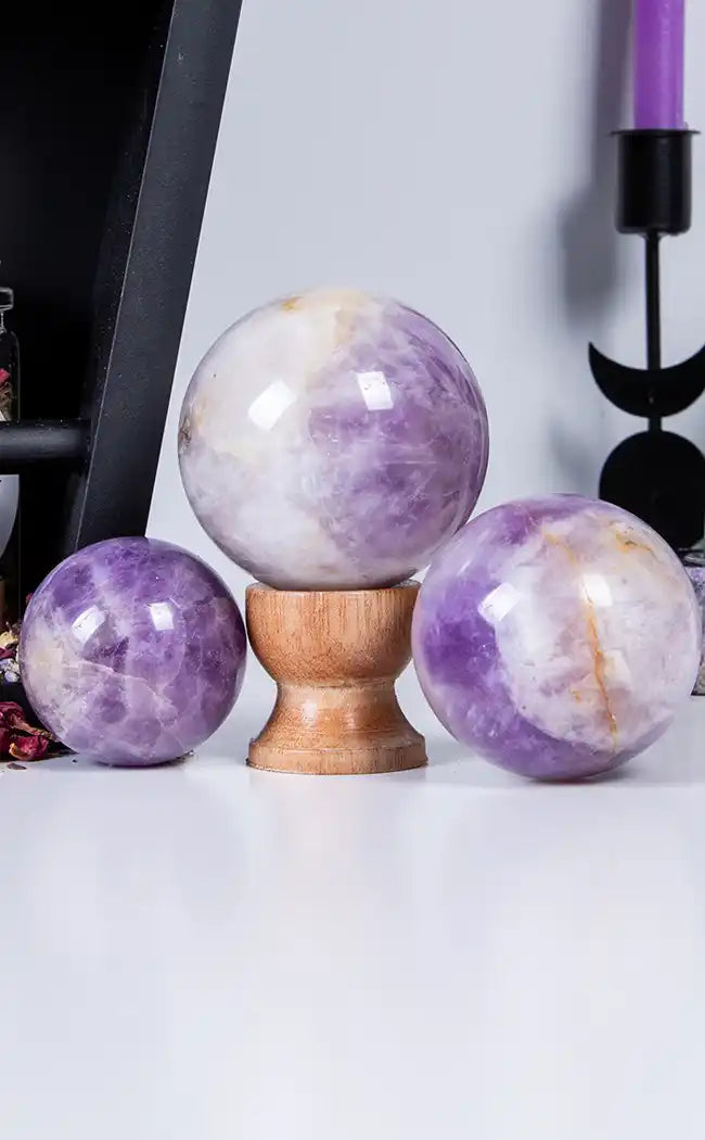 Dream Amethyst Spheres-Crystals-Tragic Beautiful