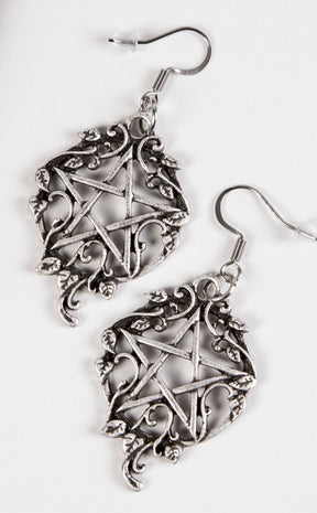 Druidess Earrings | Silver-Gothic Jewellery-Tragic Beautiful