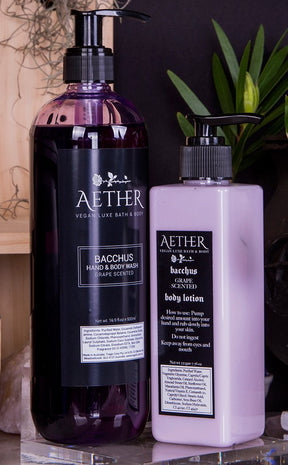 Duo Pack Body Wash and Lotion | Bacchus Grape Scented-Aether-Tragic Beautiful
