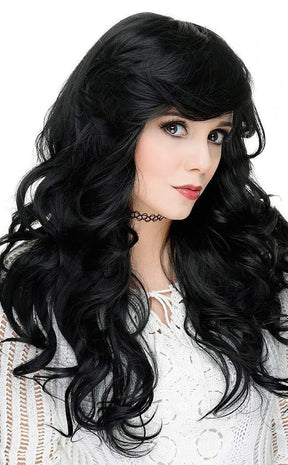 Emmeline Vamp Black Wig-Rockstar Wigs-Tragic Beautiful