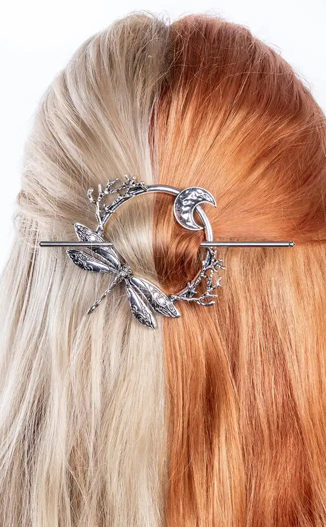 Enchanted Moon Hair Pin-Gothic Jewellery-Tragic Beautiful