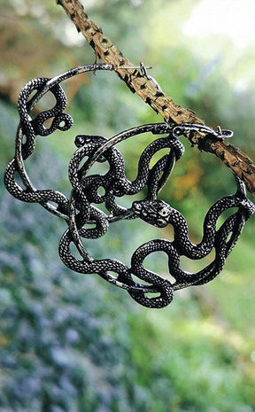 Entwined Serpentine Earrings-Restyle-Tragic Beautiful