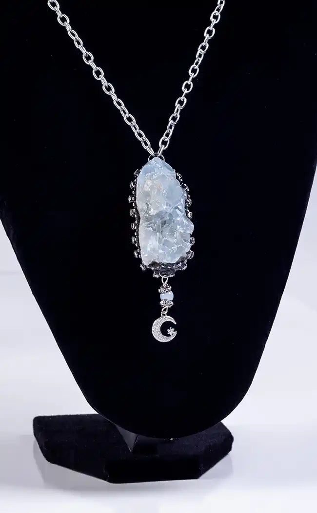 Handmade Raw Quartz Rock Crystal Pendant With Braided Line Knot Amazonite,  Black Tourmaline, Celestite Amethyst, Moon, Star Charm Perfect Car  Accessory And Rear View Mirror Ornament From Emhuiling, $208.46 | DHgate.Com