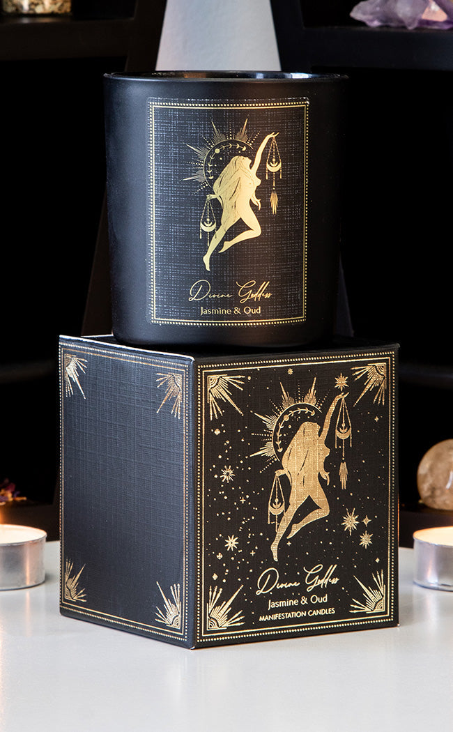 Esoteric Collection | Crystal Candle | Jasmine & Oud-Candle Magic-Tragic Beautiful