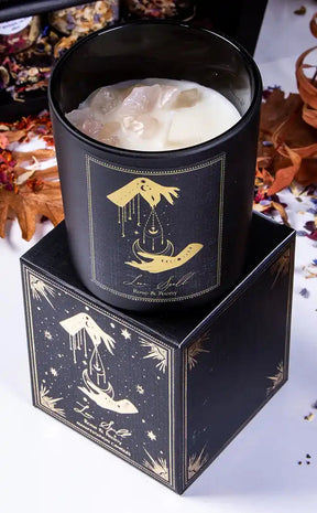 Esoteric Collection | Crystal Candle | Rose & Peony-Candle Magic-Tragic Beautiful