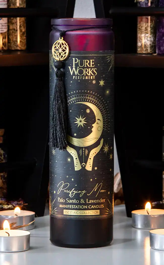 Esoteric Collection | Manifestation Candle | Palo Santo & Lavender-Candle Magic-Tragic Beautiful