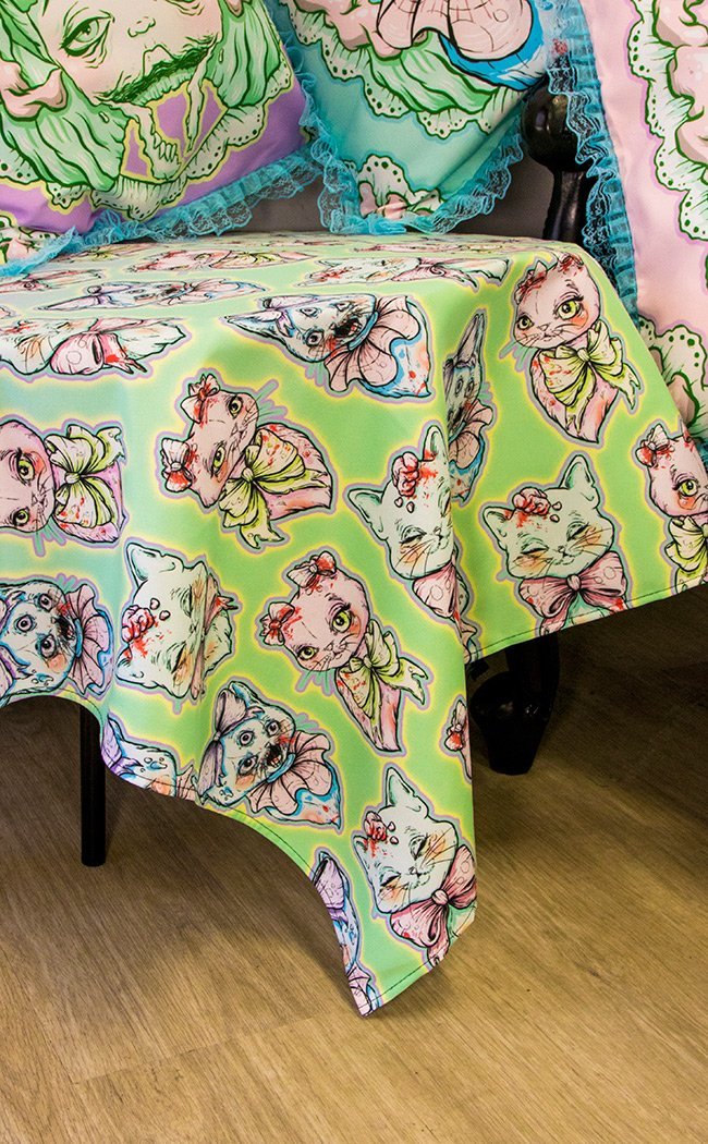 Evil Trio Tablecloth | Pastel-Drop Dead Gorgeous-Tragic Beautiful