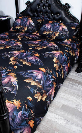 Fallen Bat Quilt Cover Set & Pillowcases-Drop Dead Gorgeous-Tragic Beautiful