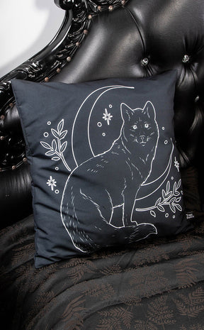 Les Familiers Cushion Cover | Vixen-The Haunted Mansion-Tragic Beautiful