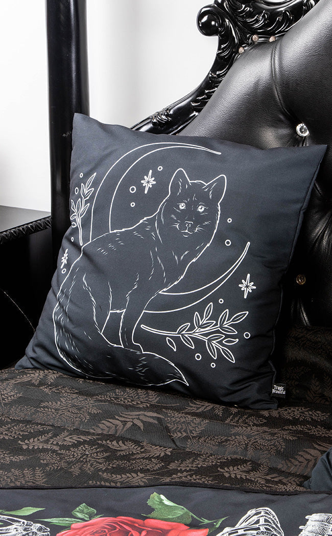 Les Familiers Cushion Cover | Vixen-The Haunted Mansion-Tragic Beautiful