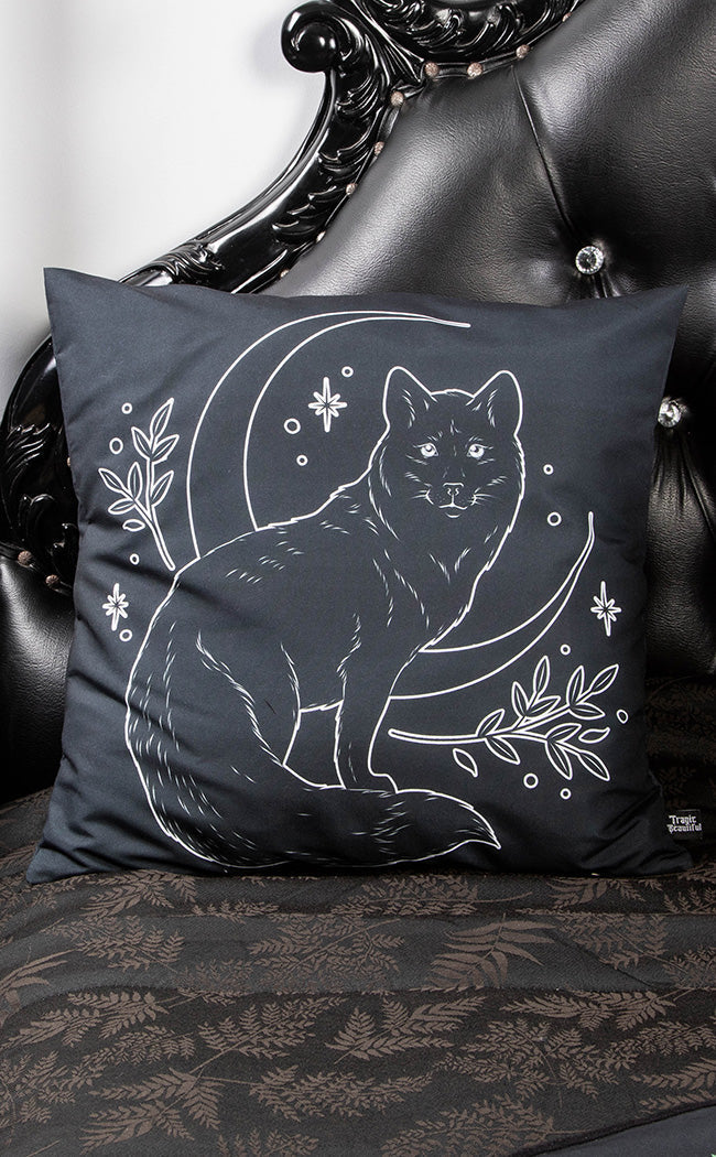 Les Familiers Cushion Cover | Vixen-The Haunted Mansion-Tragic Beautiful