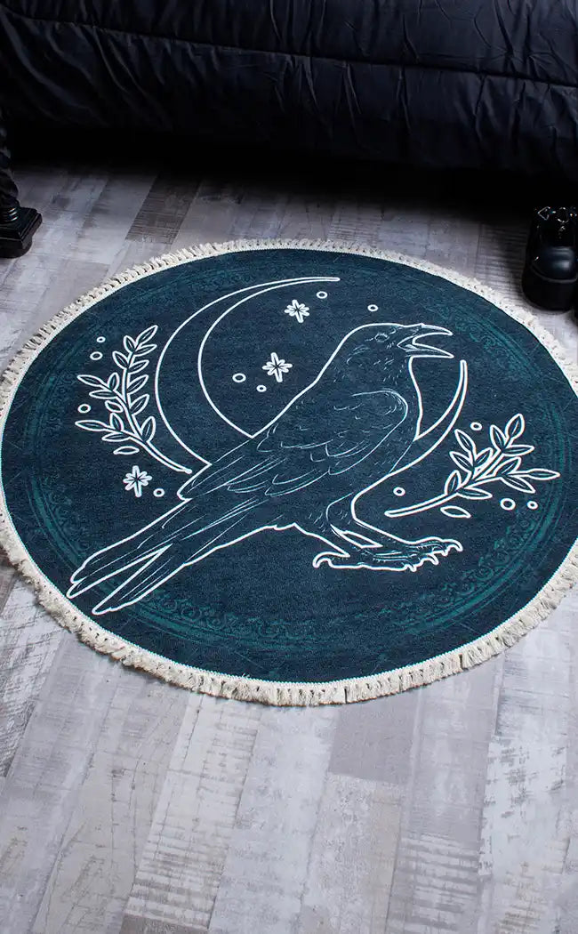 Familiars Rug | Edgar the Raven-The Haunted Mansion-Tragic Beautiful