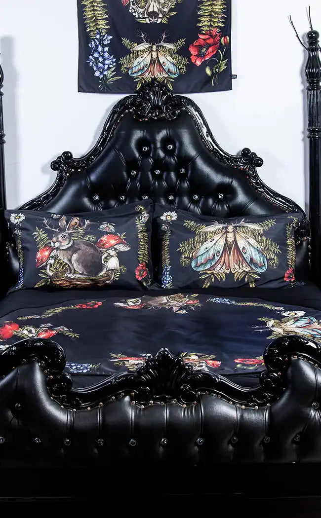 Fauna Pillow Slip Set | Hedge Witch Cottage-The Haunted Mansion-Tragic Beautiful