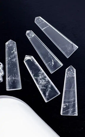Flat Crystal Point | Clear Quartz-Crystals-Tragic Beautiful