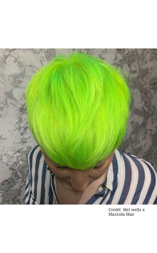 Fluorescent Lime Hair Dye-Directions-Tragic Beautiful