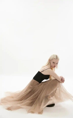 Forest Fae Tulle Skirt | Fawn-Punk Rave-Tragic Beautiful