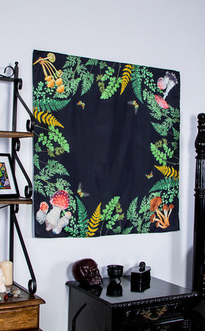 Forest Floor Tablecloth | Square-The Haunted Mansion-Tragic Beautiful