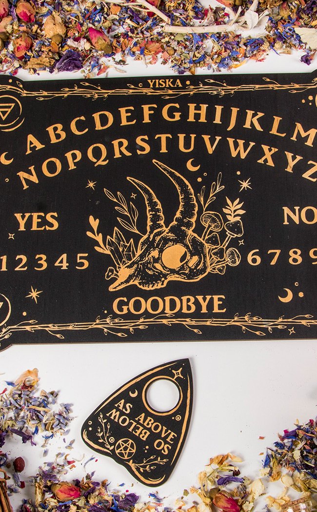 Forest Skull Spirit Board & Planchette Set-Yiska-Tragic Beautiful