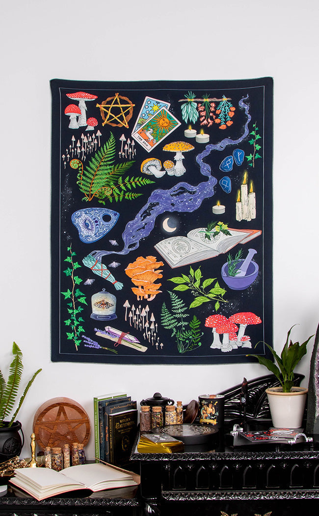 Forest Witch Tapestry-Drop Dead Gorgeous-Tragic Beautiful