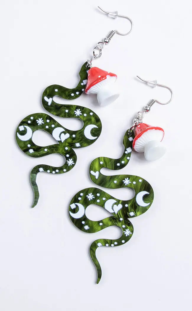Goblin Mode Serpent Earrings-Drop Dead Gorgeous-Tragic Beautiful