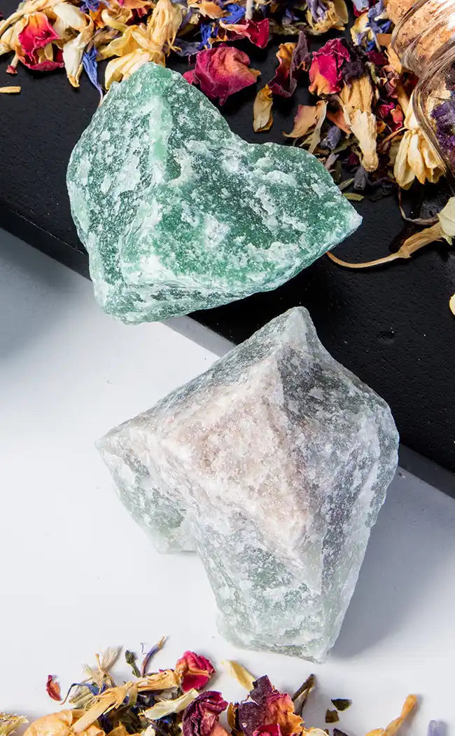 Green Quartz Rough Chunk-Crystals-Tragic Beautiful