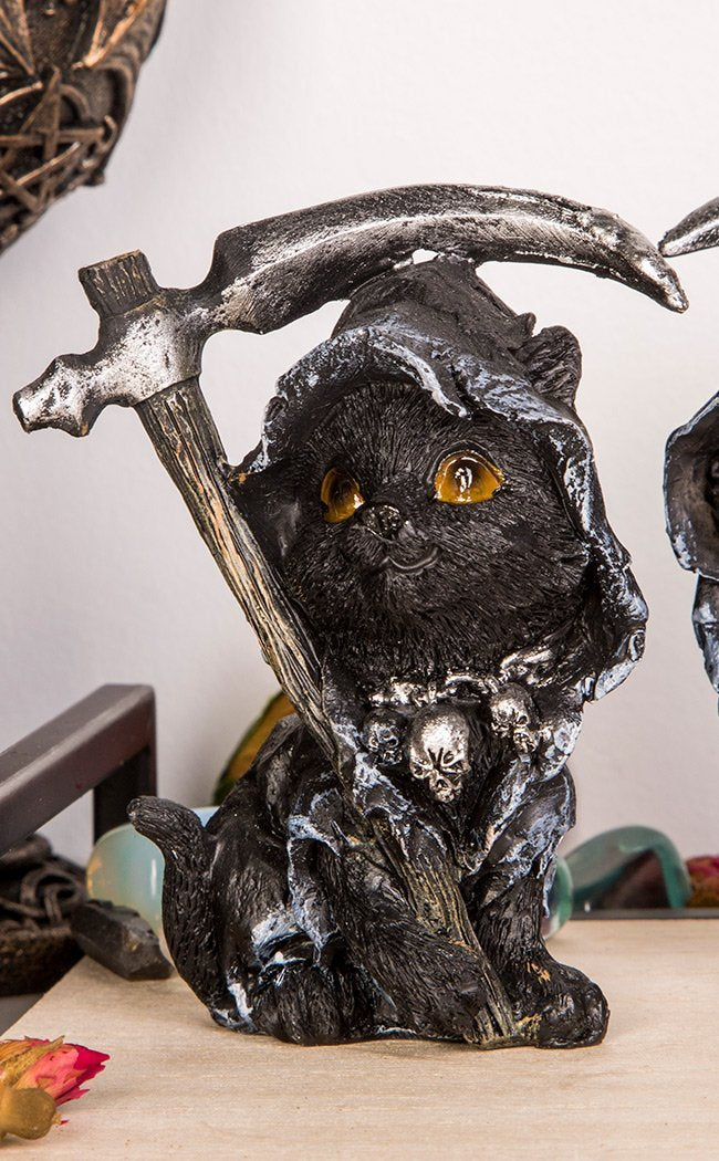 Grim Cat Merchants | Figure Duo-Gothic Gifts-Tragic Beautiful