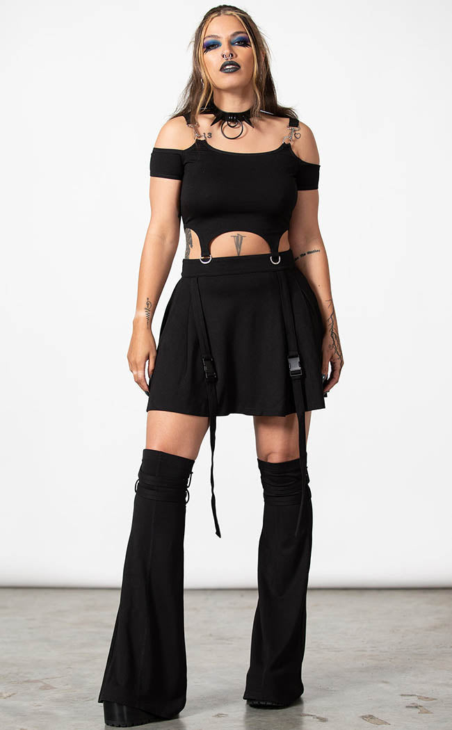 Hacked Detachable Skirt-Killstar-Tragic Beautiful