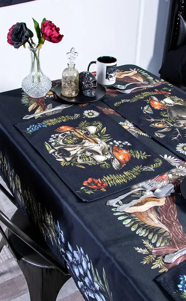 Hallowed Grove Placemat Set | Hedge Witch Cottage-The Haunted Mansion-Tragic Beautiful