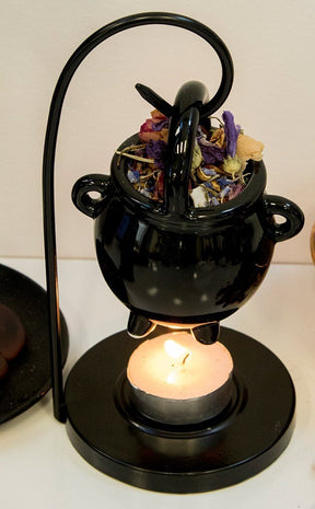Hanging Cauldron Oil Burner-Gothic Gifts-Tragic Beautiful