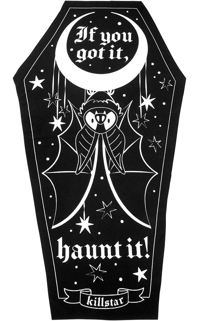 Haunt It Coffin Towel-Killstar-Tragic Beautiful