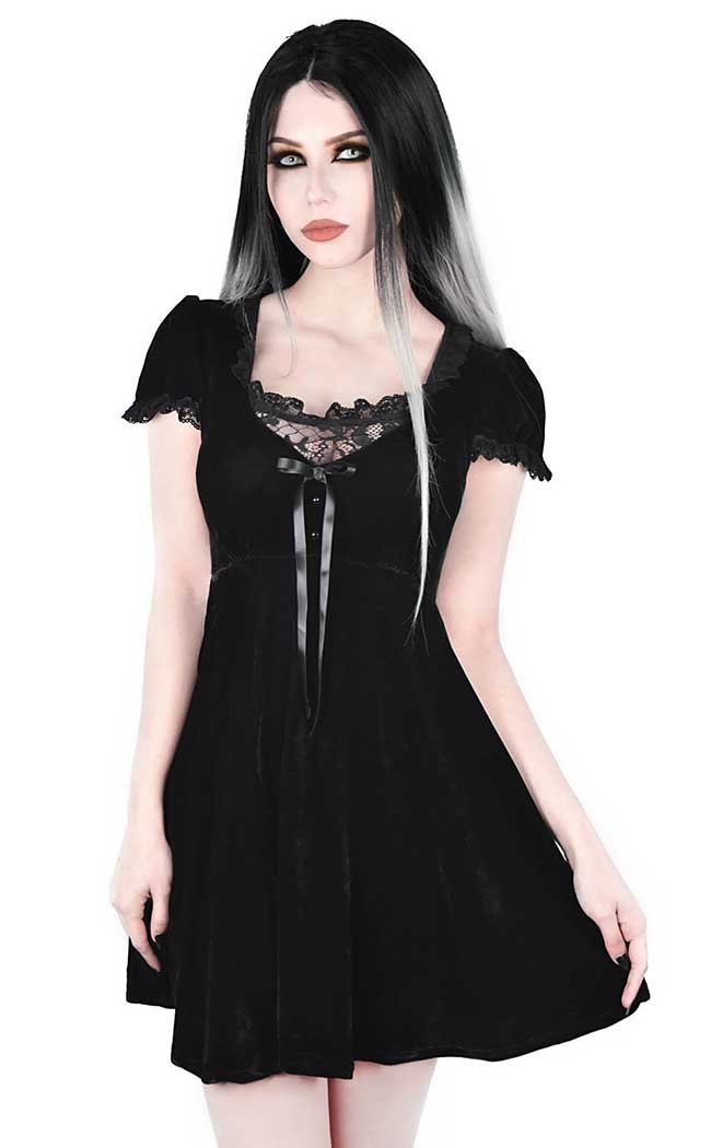 Heather Babydoll Dress | Black-Killstar-Tragic Beautiful