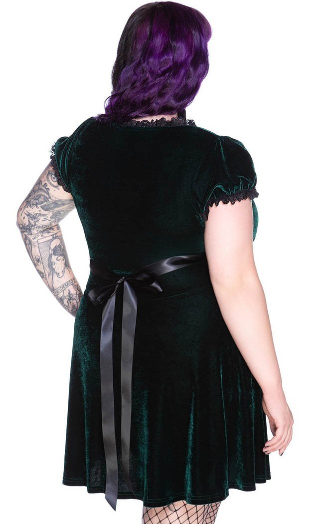 Killstar Australia | Heather Green Babydoll Dress | Gothic Clothing Killstar Australia | Heather Green Babydoll Dress | Gothic Clothing