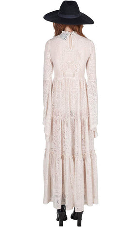 Hecate Lace Maxi Dress | Ivory-Killstar-Tragic Beautiful