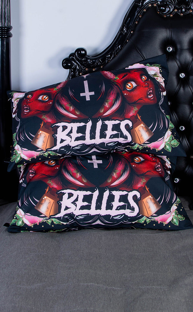 Hells Belles Pillow Slip Set-Rose Demon-Tragic Beautiful