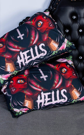 Hells Belles Pillow Slip Set-Rose Demon-Tragic Beautiful
