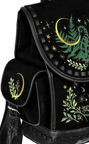 Herbal Embroidered Backpack-Restyle-Tragic Beautiful