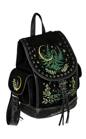 Herbal Embroidered Backpack-Restyle-Tragic Beautiful