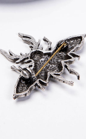 Horned Beetle Brooch-Gothic Jewellery-Tragic Beautiful