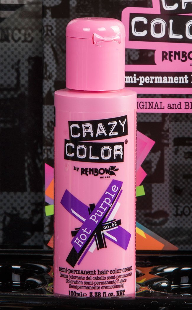 Hot Purple Hair Colour-Crazy Color-Tragic Beautiful