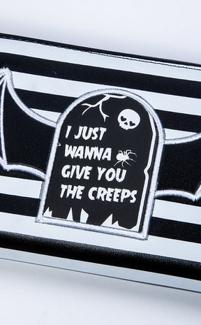 I Just Want To Give You The Creeps Wallet-Banned Apparel-Tragic Beautiful