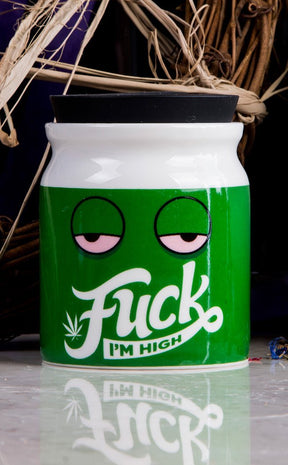 I'm High Stash It! Storage Jar | Small-420-Tragic Beautiful