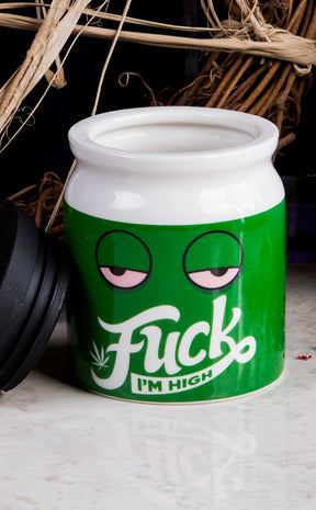 I'm High Stash It! Storage Jar | Small-420-Tragic Beautiful