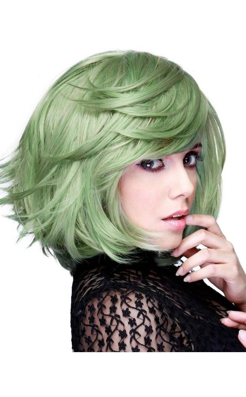 Jade Dark Mint Bobbed Wig-Rockstar Wigs-Tragic Beautiful