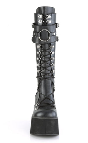 Kera-200 Knee High Platform Boots (Au Stock)-Demonia-Tragic Beautiful