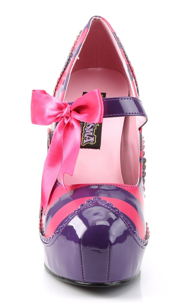 KITTY-32 Purple Pink Patent Heels-Funtasma-Tragic Beautiful