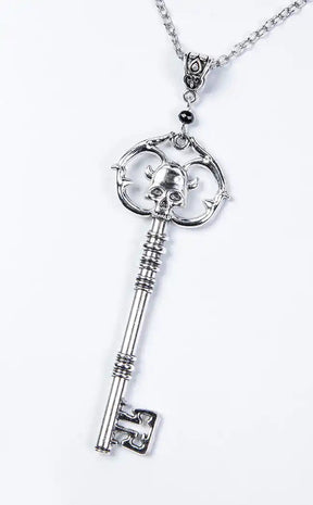 Key To A Dark Heart Necklace-Gothic Jewellery-Tragic Beautiful
