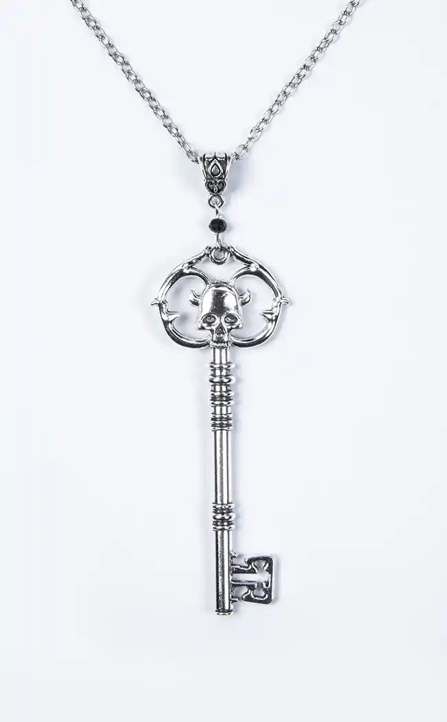 Key To A Dark Heart Necklace-Gothic Jewellery-Tragic Beautiful
