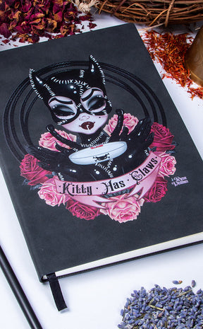Kitty Has Claws Notebook-Rose Demon-Tragic Beautiful