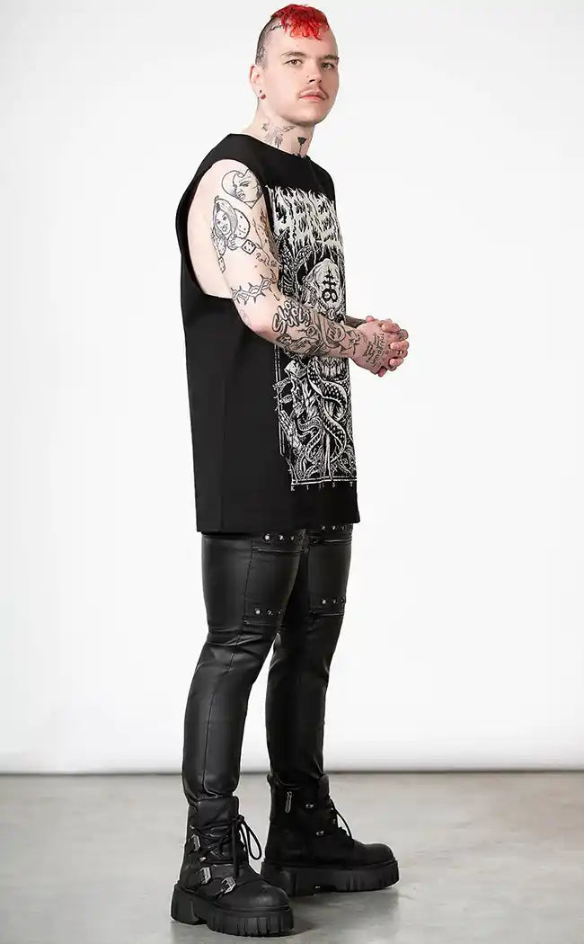 Kyo Vest T-Shirt | Killstar Australia | Casual Witchy Goth Fashion