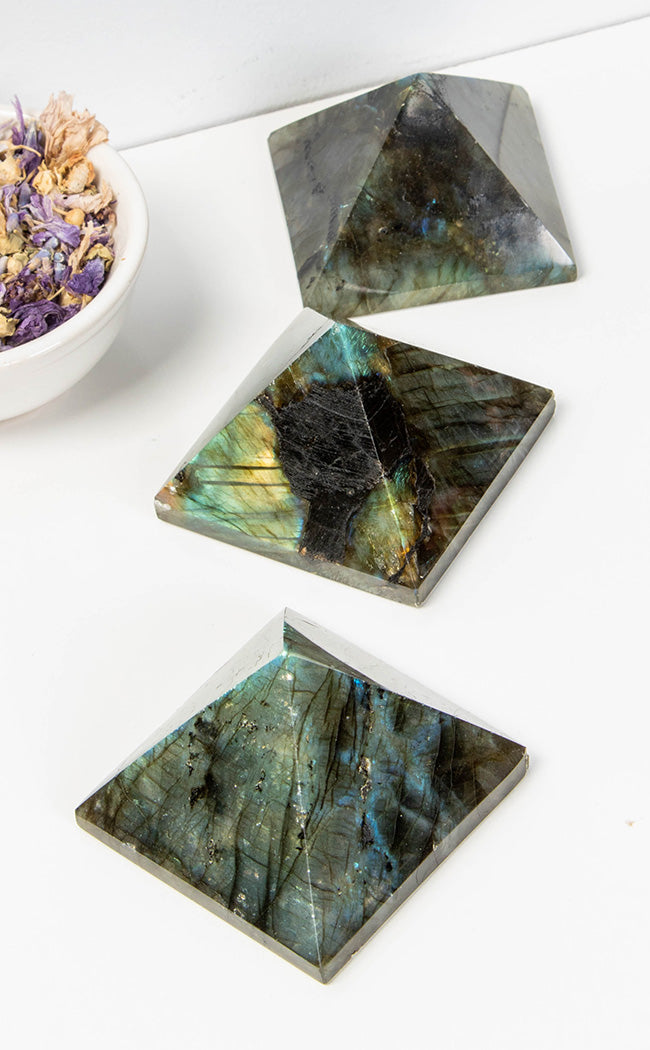 Labradorite Pyramid-Crystals-Tragic Beautiful